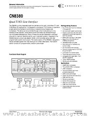 CN8380 datasheet pdf Conexant