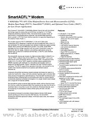 SMARTACFL MODEM datasheet pdf Conexant