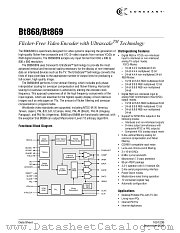 BT868 datasheet pdf Conexant