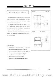 DBL5019 datasheet pdf Daewoo Semiconductor