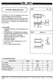 DBL5021 datasheet pdf Daewoo Semiconductor