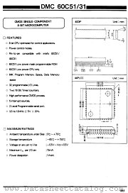 DMC60C51 datasheet pdf Daewoo Semiconductor