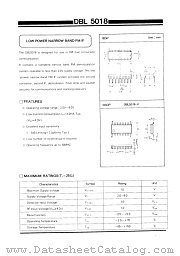 DBL5018 datasheet pdf Daewoo Semiconductor