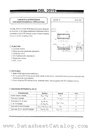 DBL2019 datasheet pdf Daewoo Semiconductor
