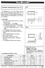 DMD5803 datasheet pdf Daewoo Semiconductor