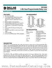 DS1045 datasheet pdf Dallas Semiconductor