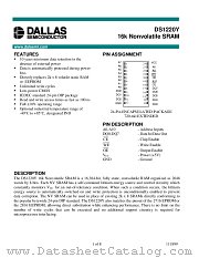 DS1220Y datasheet pdf Dallas Semiconductor
