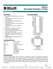 DS1212 datasheet pdf Dallas Semiconductor