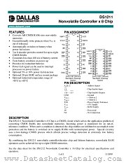 DS1211 datasheet pdf Dallas Semiconductor