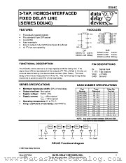 DDU4C SERIES datasheet pdf Data Delay Devices Inc