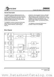 DM9095 datasheet pdf Davicom Semiconductor