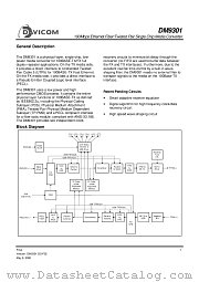 DM9301 datasheet pdf Davicom Semiconductor