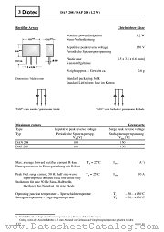 DAN208 datasheet pdf Diotec Elektronische