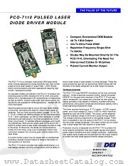 PCO-7110 datasheet pdf Directed Energy