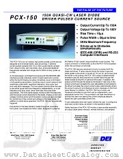 PCX- 150 datasheet pdf Directed Energy