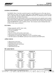 EM84502 datasheet pdf ELAN Microelectronics