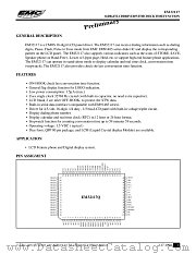 EM32117 datasheet pdf ELAN Microelectronics