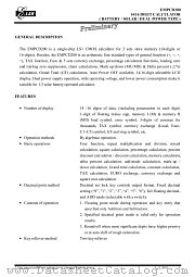 EMPCD200 datasheet pdf ELAN Microelectronics