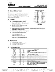 EM84100B datasheet pdf ELAN Microelectronics