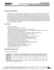 EM91403 SERIES datasheet pdf ELAN Microelectronics