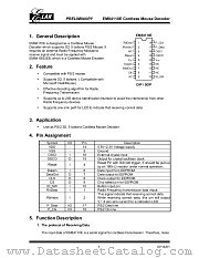 EM84110E datasheet pdf ELAN Microelectronics