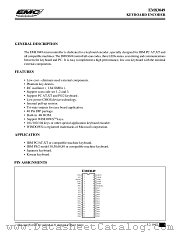 EM83049 datasheet pdf ELAN Microelectronics