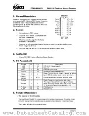 EM84110 datasheet pdf ELAN Microelectronics
