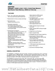 EN29F800 datasheet pdf Eon Silicon Solution