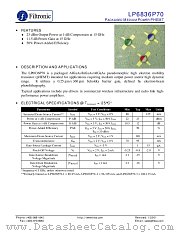 LP6836P70 datasheet pdf Filtronic
