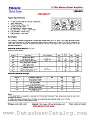 LMA443 datasheet pdf Filtronic