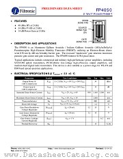 FP4050 datasheet pdf Filtronic