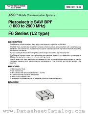 F6 SERIES (L2 TYPE) datasheet pdf Fujitsu Microelectronics