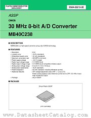 MB40C238 datasheet pdf Fujitsu Microelectronics