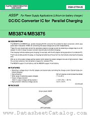 MB3876 datasheet pdf Fujitsu Microelectronics