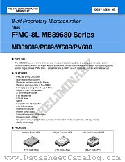 MB89W689 datasheet pdf Fujitsu Microelectronics
