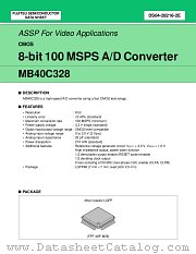MB40C328 datasheet pdf Fujitsu Microelectronics