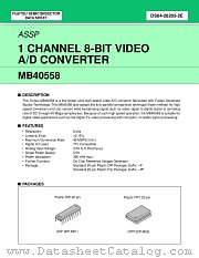 MB40558 datasheet pdf Fujitsu Microelectronics
