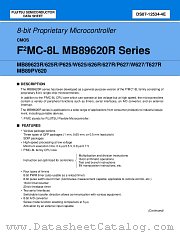 MB89626R datasheet pdf Fujitsu Microelectronics