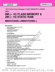 MB84VD2009-10 datasheet pdf Fujitsu Microelectronics