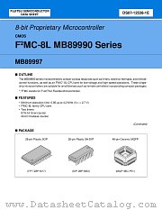 MB89997 datasheet pdf Fujitsu Microelectronics