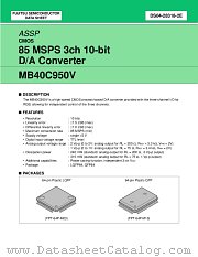 MB40C950V datasheet pdf Fujitsu Microelectronics