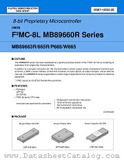 MB89663R datasheet pdf Fujitsu Microelectronics