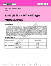 MBM30LV0128 datasheet pdf Fujitsu Microelectronics