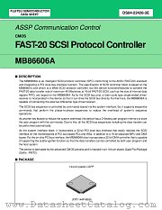 MB86606A datasheet pdf Fujitsu Microelectronics