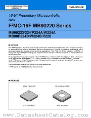 MB90223 datasheet pdf Fujitsu Microelectronics