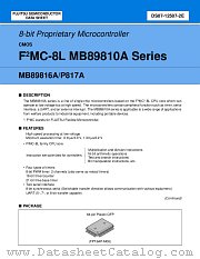 MB89816A datasheet pdf Fujitsu Microelectronics