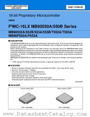 MB90T552A datasheet pdf Fujitsu Microelectronics