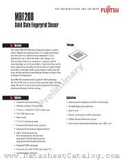 MBF200 datasheet pdf Fujitsu Microelectronics