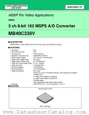 MB40C338V datasheet pdf Fujitsu Microelectronics
