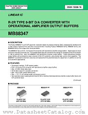 MB88347 datasheet pdf Fujitsu Microelectronics